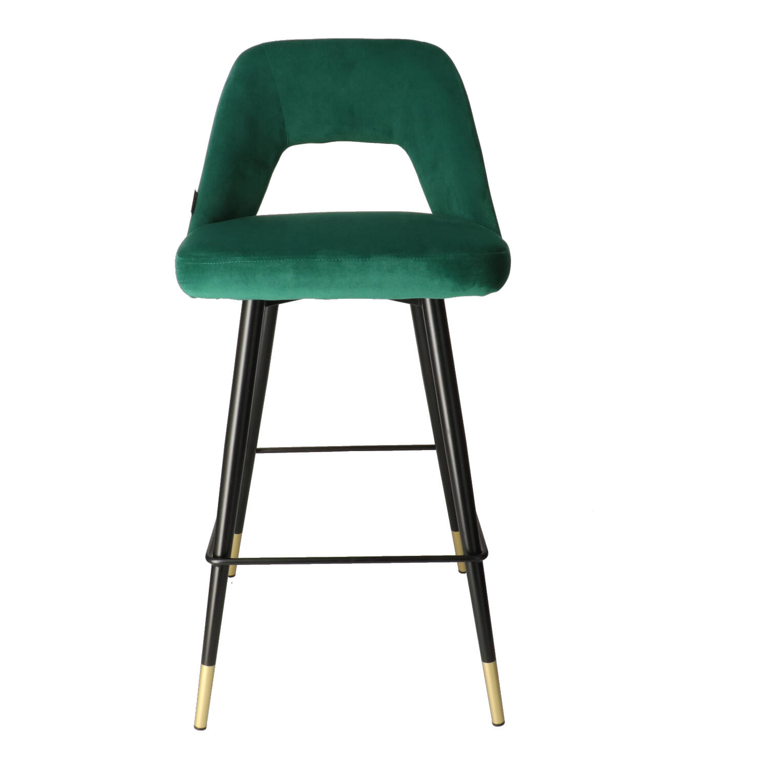 DL FANNY Zöld design Kárpitos beltéri bárszék